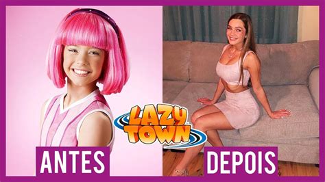 Antes E Depois Do Elenco De Lazy Town 2004 2019 Youtube