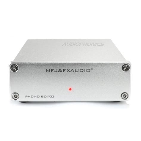 Fx Audio Box02 Phono Mmmc Preamplifier Njm2068 Tl071 Audiophonics