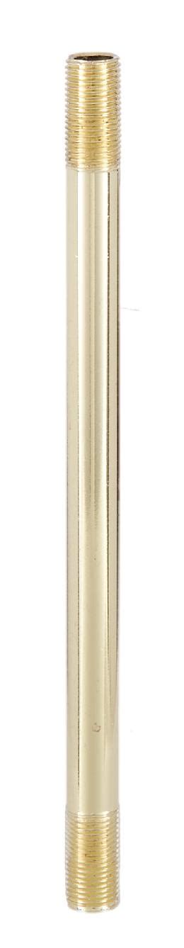 3x m10 20mm x 10mm brass allthread hollow thread rod tube. Brass Plated 1/8 IP Steel Threaded Rod 22300P | B&P Lamp ...
