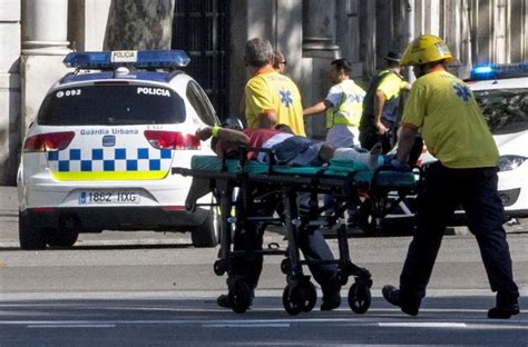 barcelona terror attack 13 dead after van ploughs into pedestrians