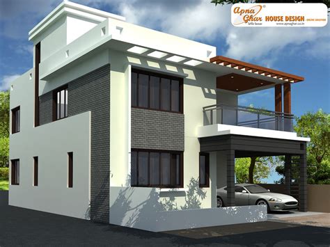 Front Design Of House In Small Budget Designs Indian Style