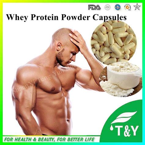 500mg 100 Capsules Pure Whey Protein Powder Capsules Wpc80 Fitness