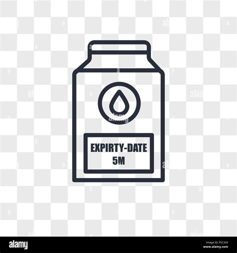 Expiry Date Vector Icon Isolated On Transparent Background Expiry Date