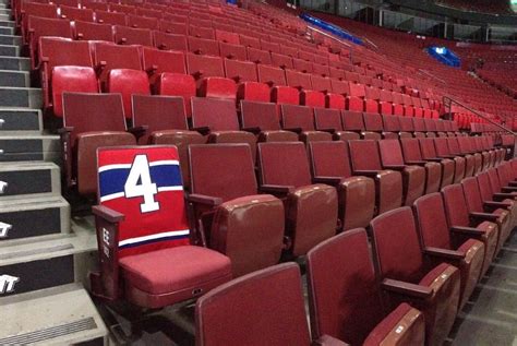 Jean Beliveaus Seat At The Bell Centre Montreal Canadians Montreal