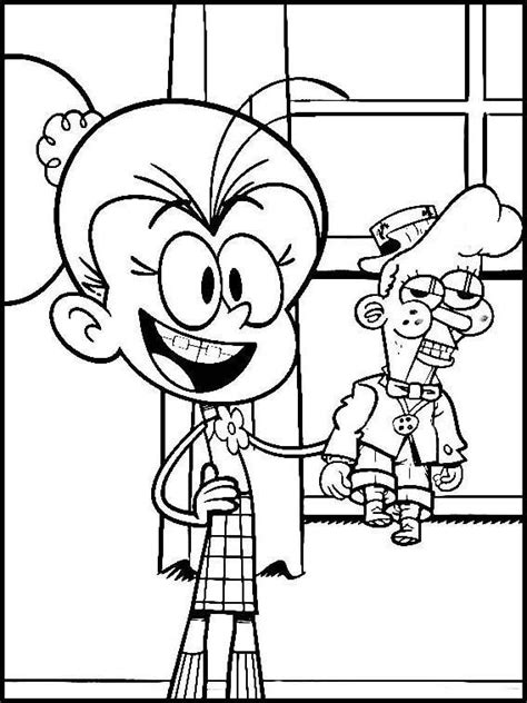 Luan Loud Coloring Page Free The Loud House Coloring Pages