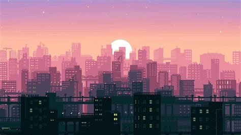 Aesthetic City Computer Wallpapers Top Free Aesthetic