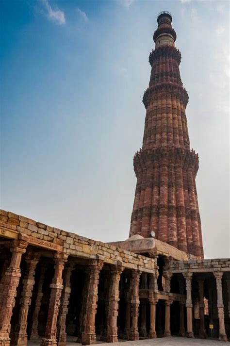 Qutub Minar Tallest Marble Red Sandstone Tower Delhi Indiafreepik
