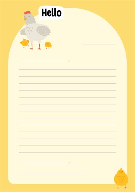 Printable Letter Template For Babes Printable Templates