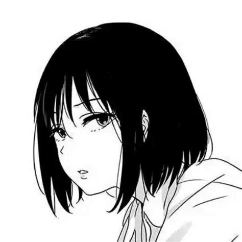 Anime Girl Short Hair Anime Black Hair Dark Anime Girl Art Anime Anime Art Girl Manga Girl