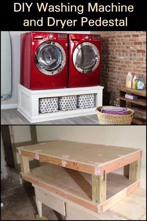 Unlike larger pedestals or pieces of furniture, if you need to move your washing machine and dryer to a new location you can easily carry the bricks. Still bending down to get your laundry? Build this easy ...