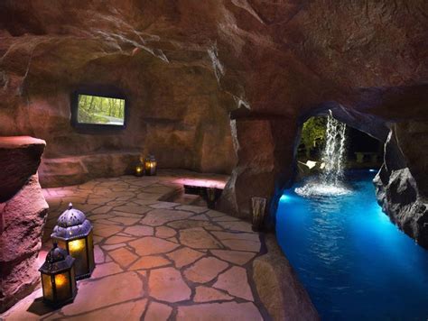 Epic Swimming Pool By Caviness Landscape Usa Pool Waterfall Cool