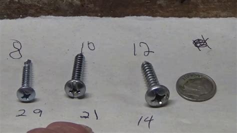 Sheet Metal Screw And Drill Bits Size To Use Youtube
