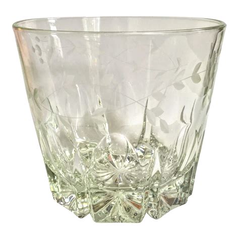 Vintage Etched Crystal Champagne Ice Bucket Chairish