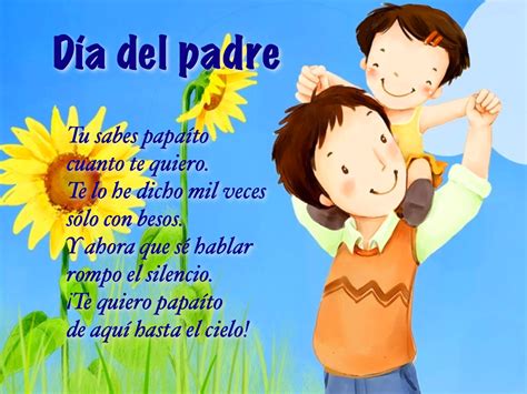 Educación Infantil Poema Para El Día Del Padre