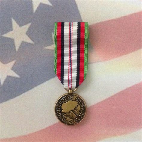 Us Afghanistan Campaign Medal Mini United States Acm Army Navy