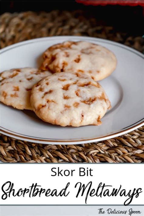 Skor Bits Inside A Shortbread Batter That Is So Light These Cookies