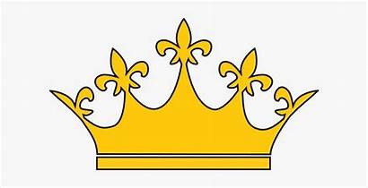 Crown Queen Clip Gold Clipart Clker Seekpng