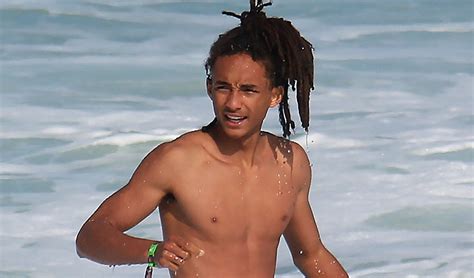 Jaden Smith Goes Shirtless Wears His Underwear At The Beach Jaden