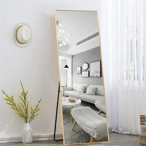 Neutype Full Length Mirror Floor Mirror With Standing Holder Hanging