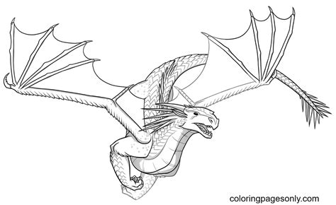 Wings Of Fire THE LOST CONTINENT Printable Coloring Page 40 OFF
