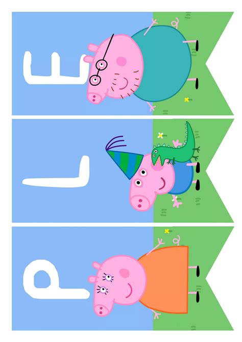 Actualizar 37 Imagen Letras De Feliz Cumpleaños De Peppa Pig Para