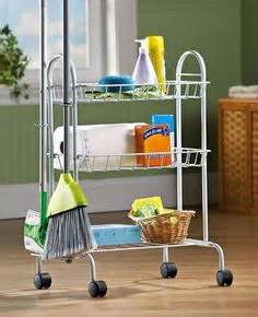 With it we can collect dust. A Cleaning Cart (on wheels). What a fabulous idea! Must ...