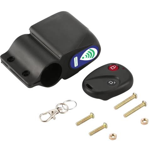 Bicycle Alarm Lock Anti Theft Lock With Remote Controller Riding