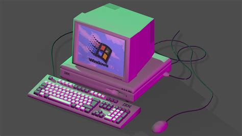Retro Computer Download Free 3d Model By Dogflesh 9439cb5 Sketchfab