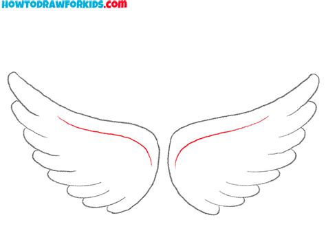 How To Draw Bird Wings Easy Drawing Tutorial For Kids