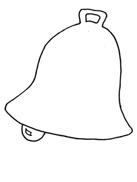 Printable Bell Christmas Coloring Pages - Coloringpagebook.com