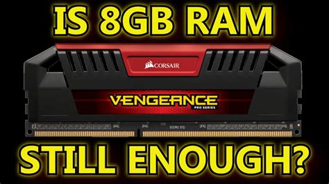 I prefer buying an 8 gb ram compared to a 4gb as i can probably use the 8gb when i get a new laptop in the future. Is 8GB RAM Still Enough? (2016) - YouTube