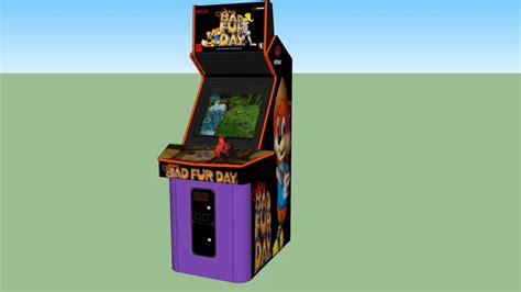 conker s bad fur day arcade cabinet 3d warehouse
