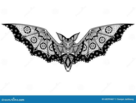 Mandala Bat Svg 220 Svg File For Silhouette