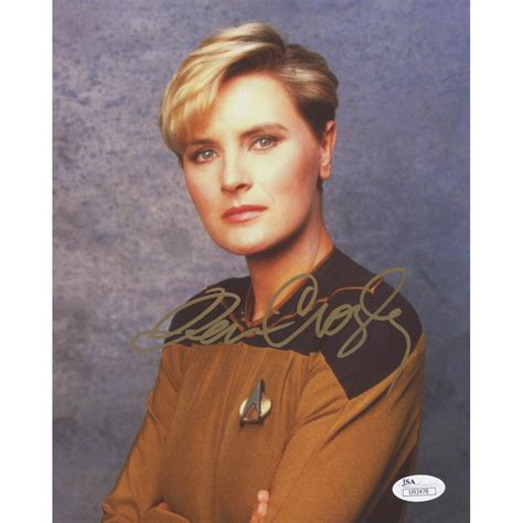 Denise Crosby Signed Star Trek 8x10 Photo Jsa Coa Pristine Auction