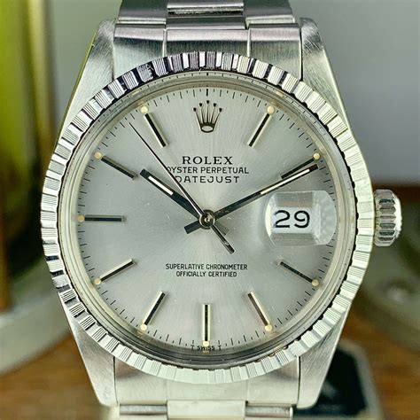 1983 Vintage Rolex Datejust 16030 Silver Dial Oyster Bracelet Awadwatches