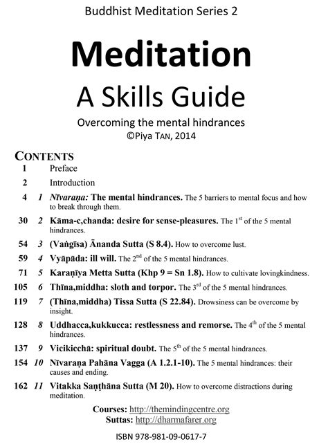 Buddhist Meditation Guidebooks The Dharmafarers