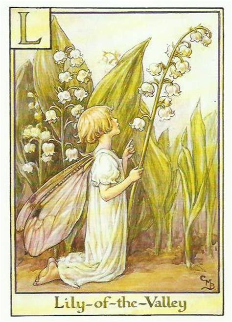 Lily Of The Valley Fairy Cicely Mary Barker Flower Fairies Vintage