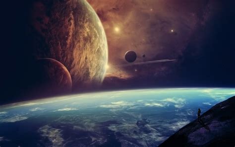 Artwork Concept Art Planet Space Sky Stars Wallpapers Hd Desktop