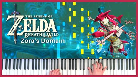 Zoras Domain The Legend Of Zelda Breath Of The Wild Piano Cover