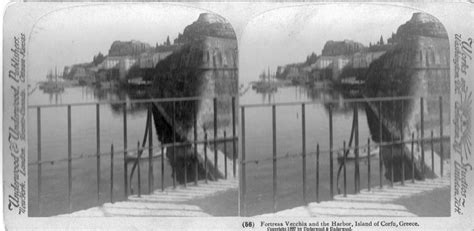 Corfu Blues And Global Views Stereoscopic Corfu 1897