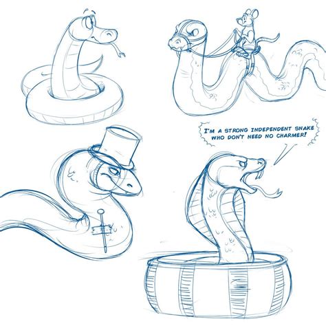 On Deviantart Snakes Were