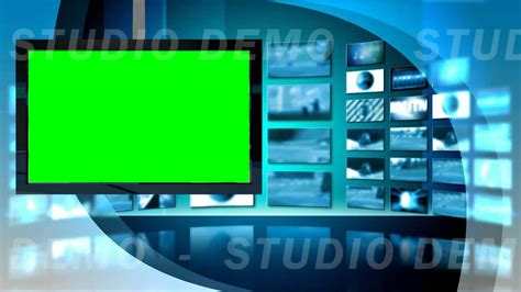 Green Screen Video Background Virtual Set 8 Left