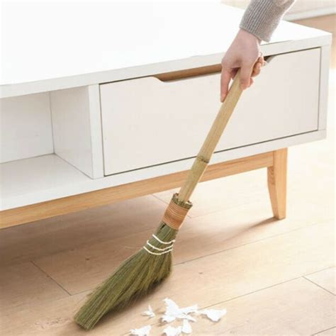 Japanese Short Soft Bristle Broom Hardwood Floor Sweeping Brush Dustpan