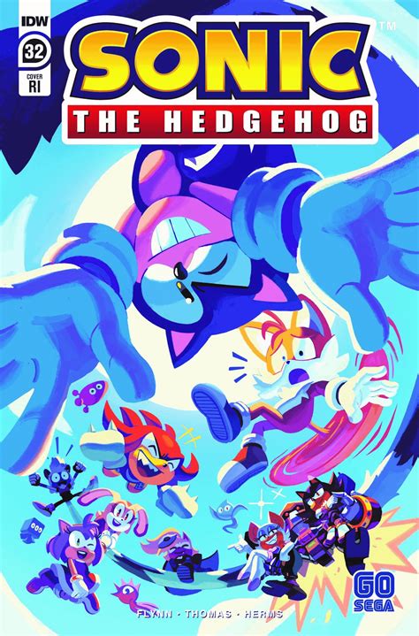Idw Sonic New Retail Incentive Cover Art For Issue 32 Sonicthehedgehog