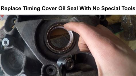 Replace Timing Cover Crankshaft Seal With No Special Tools F150 YouTube