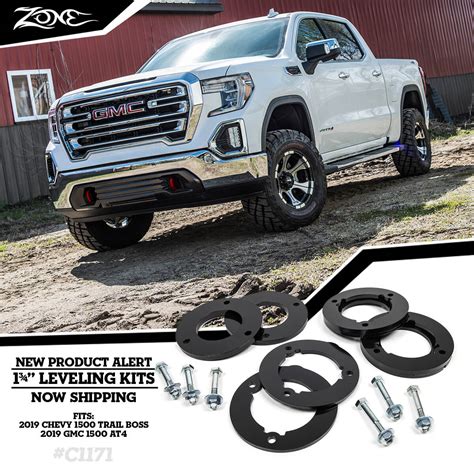 2019 Chevy Trail Boss And Gmc At4 Leveling Kits Npa 152 Zone Offroad