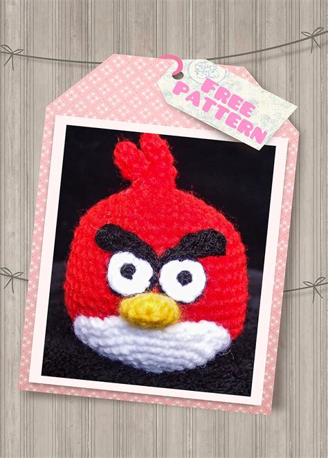 Red Angry Bird Crochet Pattern Free ~ Snacksies Handicraft Corner