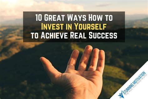 10 Great Ways How To Invest In Yourself To Achieve Real Success