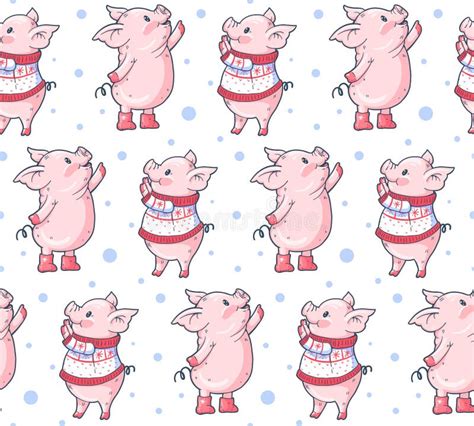 Cartoon Pigs Stock Vector Illustration Of Character 27635764