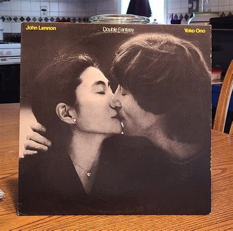 John Lennon Yoko Ono Double Fantasy 1980 Geffen Records Etsy